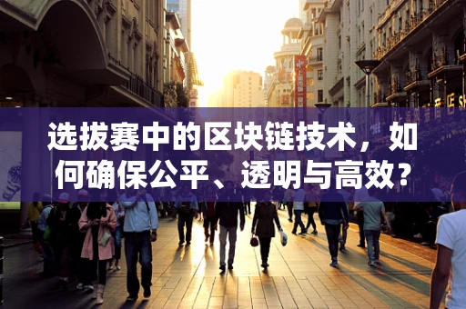 选拔赛中的区块链技术，如何确保公平、透明与高效？
