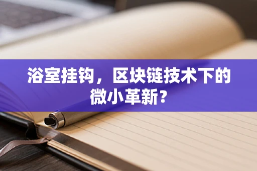 浴室挂钩，区块链技术下的微小革新？