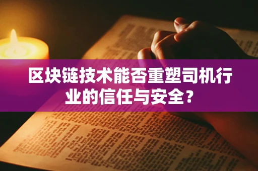 区块链技术能否重塑司机行业的信任与安全？