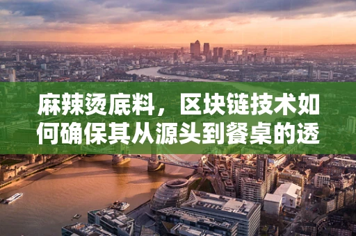 麻辣烫底料，区块链技术如何确保其从源头到餐桌的透明与安全？