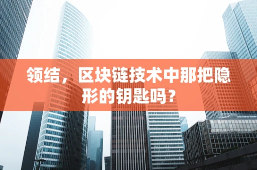 领结，区块链技术中那把隐形的钥匙吗？