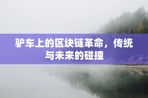 驴车上的区块链革命，传统与未来的碰撞