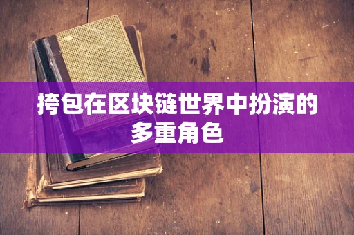 挎包在区块链世界中扮演的多重角色