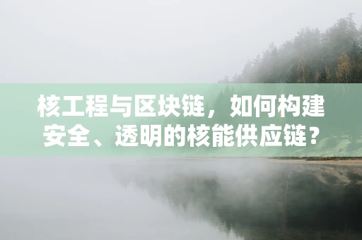核工程与区块链，如何构建安全、透明的核能供应链？