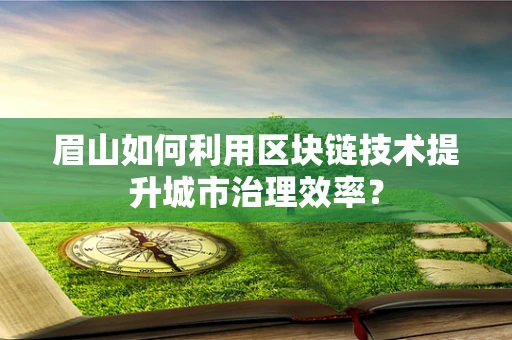 眉山如何利用区块链技术提升城市治理效率？