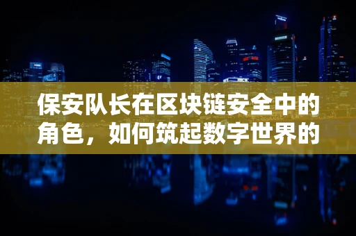 保安队长在区块链安全中的角色，如何筑起数字世界的防线？
