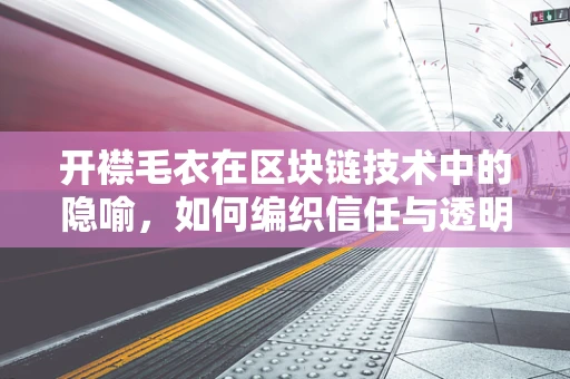 开襟毛衣在区块链技术中的隐喻，如何编织信任与透明的未来？
