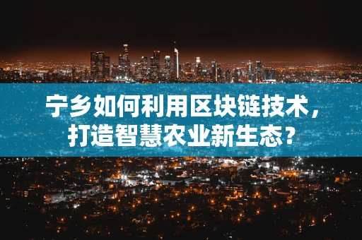 宁乡如何利用区块链技术，打造智慧农业新生态？