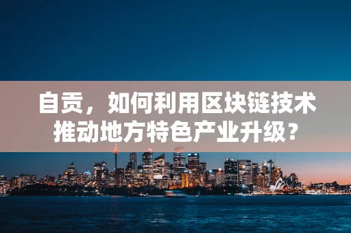 自贡，如何利用区块链技术推动地方特色产业升级？
