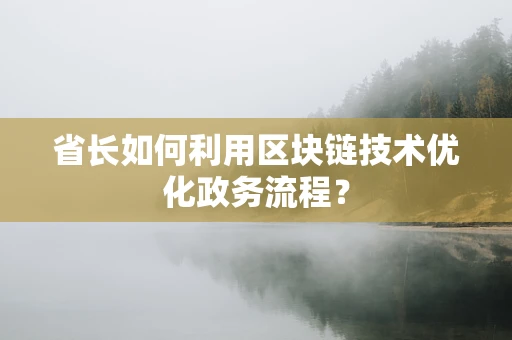 省长如何利用区块链技术优化政务流程？