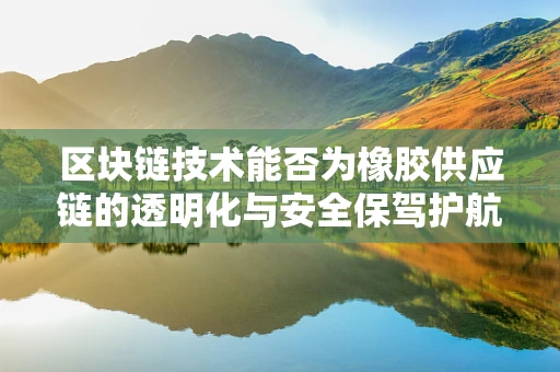 区块链技术能否为橡胶供应链的透明化与安全保驾护航？