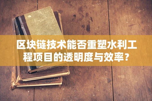 区块链技术能否重塑水利工程项目的透明度与效率？