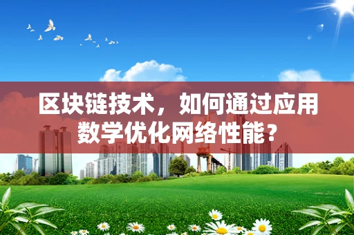 区块链技术，如何通过应用数学优化网络性能？