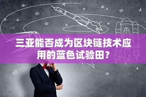 三亚能否成为区块链技术应用的蓝色试验田？