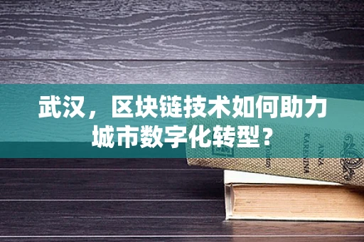 武汉，区块链技术如何助力城市数字化转型？
