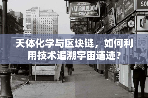 天体化学与区块链，如何利用技术追溯宇宙遗迹？