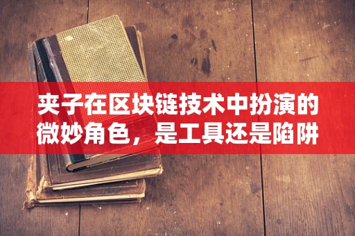 夹子在区块链技术中扮演的微妙角色，是工具还是陷阱？