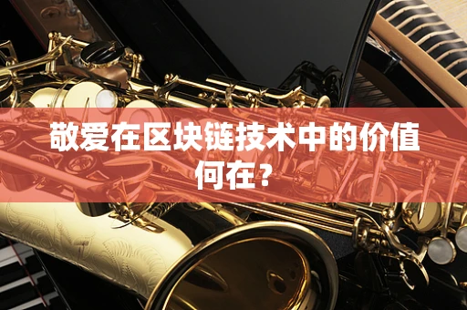 敬爱在区块链技术中的价值何在？