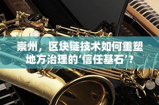 崇州，区块链技术如何重塑地方治理的‘信任基石’？