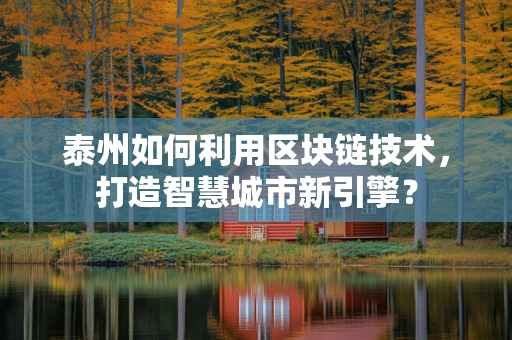 泰州如何利用区块链技术，打造智慧城市新引擎？