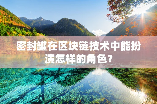 密封罐在区块链技术中能扮演怎样的角色？