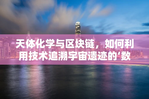 天体化学与区块链，如何利用技术追溯宇宙遗迹的‘数字指纹’？