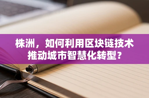 株洲，如何利用区块链技术推动城市智慧化转型？