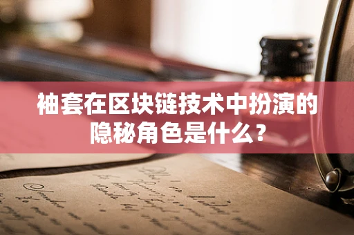 袖套在区块链技术中扮演的隐秘角色是什么？