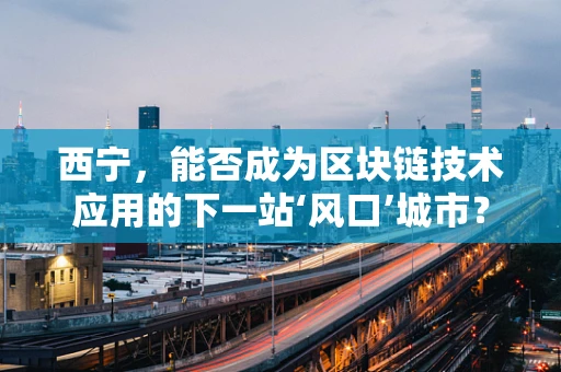 西宁，能否成为区块链技术应用的下一站‘风口’城市？