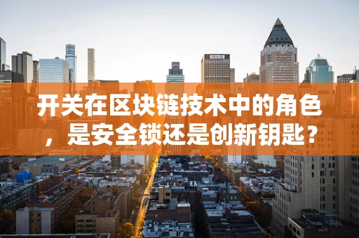 开关在区块链技术中的角色，是安全锁还是创新钥匙？