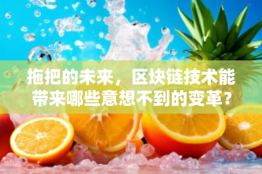 拖把的未来，区块链技术能带来哪些意想不到的变革？