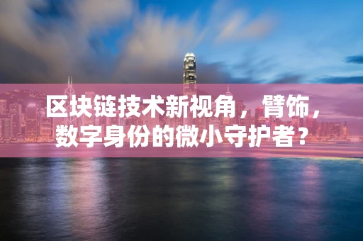 区块链技术新视角，臂饰，数字身份的微小守护者？