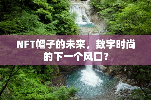 NFT帽子的未来，数字时尚的下一个风口？