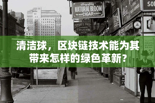 清洁球，区块链技术能为其带来怎样的绿色革新？