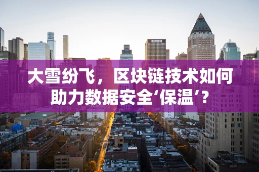 大雪纷飞，区块链技术如何助力数据安全‘保温’？