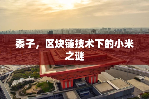 黍子，区块链技术下的小米之谜