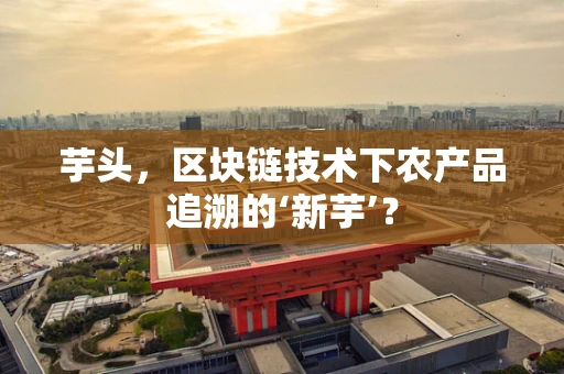 芋头，区块链技术下农产品追溯的‘新芋’？