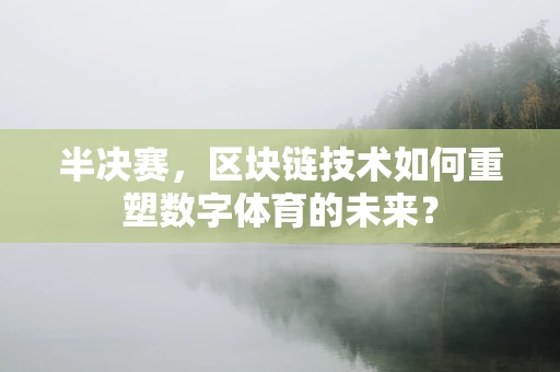 半决赛，区块链技术如何重塑数字体育的未来？