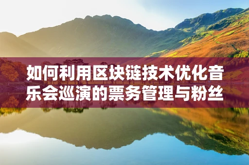 如何利用区块链技术优化音乐会巡演的票务管理与粉丝互动？