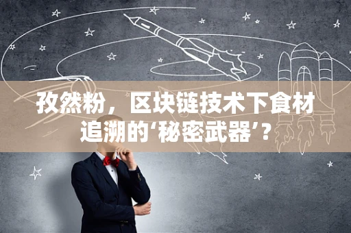 孜然粉，区块链技术下食材追溯的‘秘密武器’？