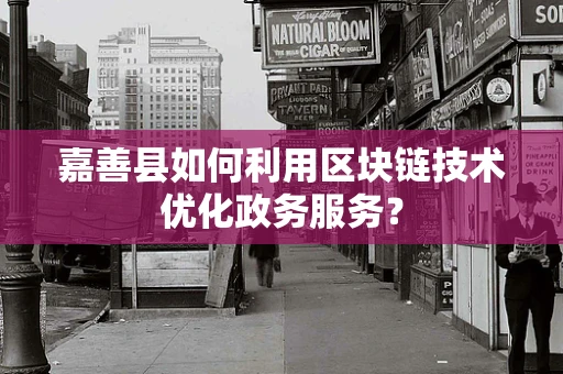 嘉善县如何利用区块链技术优化政务服务？