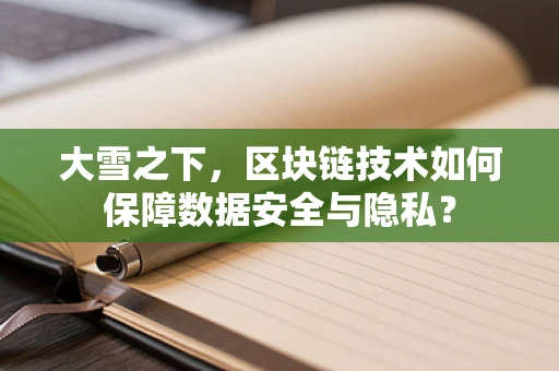 大雪之下，区块链技术如何保障数据安全与隐私？