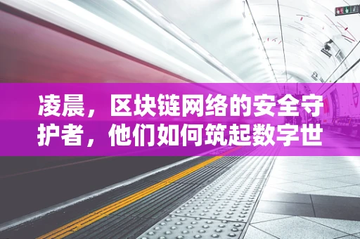 凌晨，区块链网络的安全守护者，他们如何筑起数字世界的长城？
