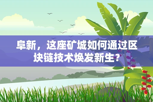 阜新，这座矿城如何通过区块链技术焕发新生？