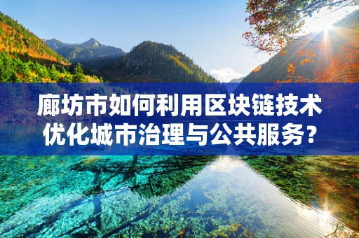 廊坊市如何利用区块链技术优化城市治理与公共服务？