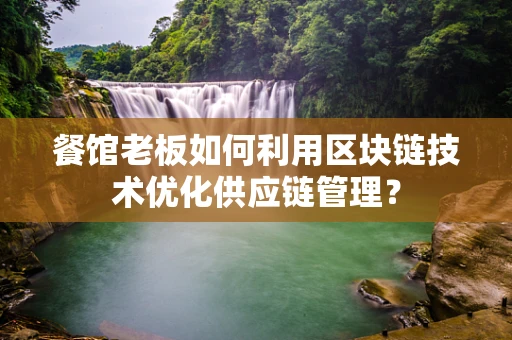 餐馆老板如何利用区块链技术优化供应链管理？