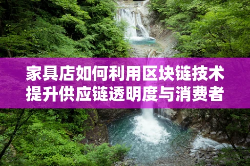 家具店如何利用区块链技术提升供应链透明度与消费者信任？