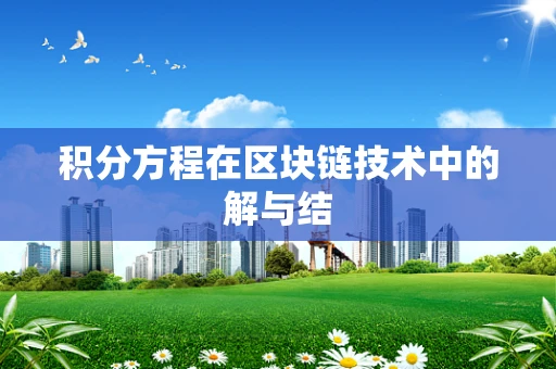 积分方程在区块链技术中的解与结