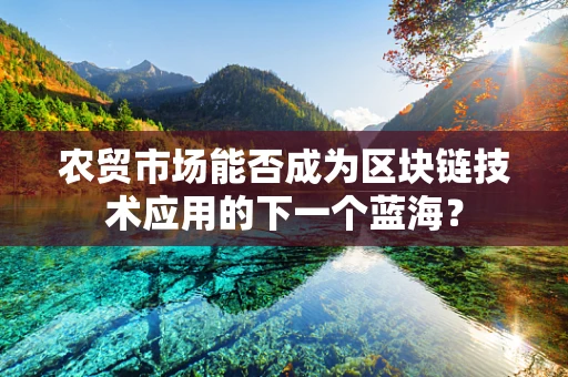 农贸市场能否成为区块链技术应用的下一个蓝海？