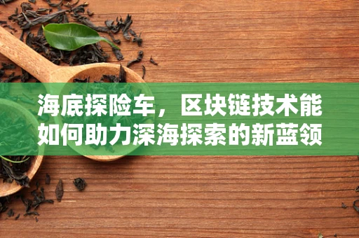 海底探险车，区块链技术能如何助力深海探索的新蓝领？